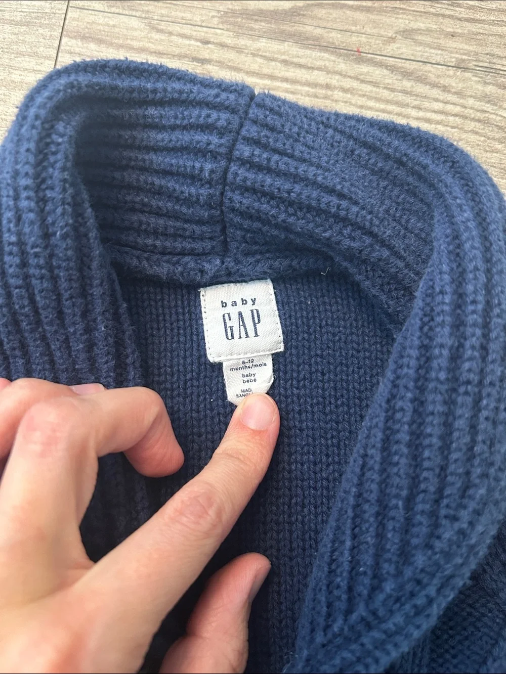 Baby Gap grandpa sweater